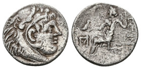 Kings of Macedon, Alexander III 'the Great', AR Drachm, 3.84 g 18.78 mm. 336-323 BC.