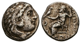 Kings of Macedon, Alexander III 'the Great', AR Drachm, 4.13 g 16.63 mm. 336-323 BC.