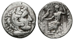 Kings of Macedon, Alexander III 'the Great', AR Drachm, 3.87 g 16.85 mm. 336-323 BC.