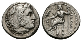 Kings of Macedon, Alexander III 'the Great', AR Drachm, 3.97 g 16.83 mm. 336-323 BC.