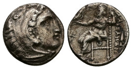 Kings of Macedon, Alexander III 'the Great', AR Drachm, 3.97 g 16.96 mm. 336-323 BC.