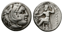 Kings of Macedon, Alexander III 'the Great', AR Drachm, 4.07 g 17.08 mm. 336-323 BC.