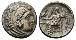 Kings of Macedon, Alexander III 'the Great', AR Drachm, 4.10 g 17.36 mm. 336-323 BC.