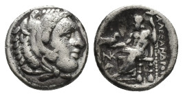 Kings of Macedon, Alexander III 'the Great', AR Drachm, 4.07 g 16.17 mm. 336-323 BC.