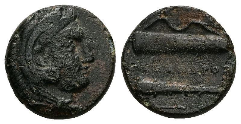 Kings of Macedon, Alexander III 'the Great', Ae, 4.58 g 17.78 mm. 336-323 BC.