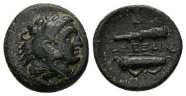 Kings of Macedon, Alexander III 'the Great'. Ae, 5.29 g 18.81 mm. 336-323 BC.