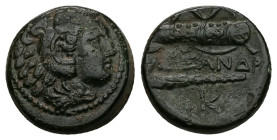 Kings of Macedon, Alexander III 'the Great', Ae, 5.23 g 16.83 mm. 336-323 BC.