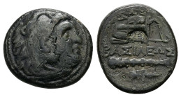 Kings of Macedon, Alexander III 'the Great', Ae, 5.71 g 20.26 mm. 336-323 BC.