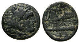 Kings of Macedon, Alexander III "the Great", Ae, 5.81 g 18.99 mm. 336-323 BC.