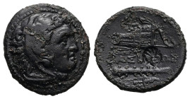 Kings of Macedon, Alexander III "the Great", Ae, 5.62 g 20.19 mm. 336-323 BC.