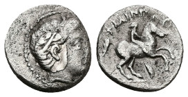 Kings of Macedon, Philipp II. 1/5 Tetradrachm, 2.40 g 14.32 mm. 359-336 BC.