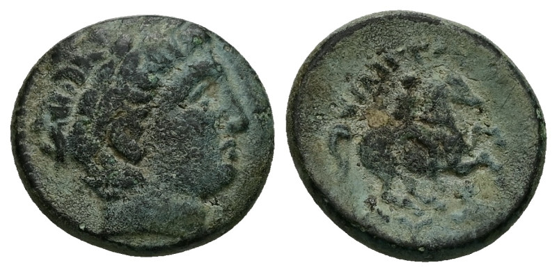 Kings of Macedon. Philip II. AE, 5.27 g 18.52 mm. 359-336 BC.