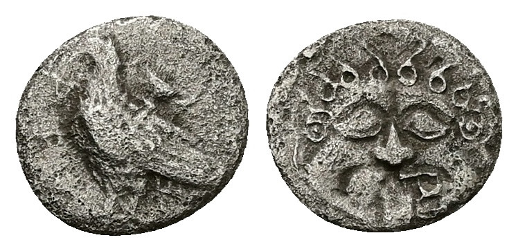 Troas, Abydos. AR Obol, 0.50 g 11.06 mm. Circa 480-450 BC.