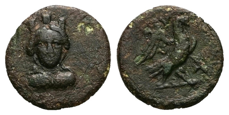 Troas, Abydos. Ae, 2.40 g 14.98 mm. Circa 3rd century BC.