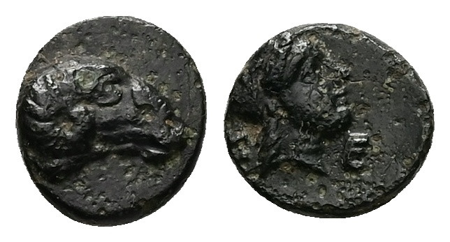 Troas, Kebren. Ae, 1.05 g 9.61 mm. Circa 387-310 BC.