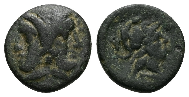 Mysia, Lampsakos. Ae, 2.99 g 15.57 mm. 4th-3rd century BC.