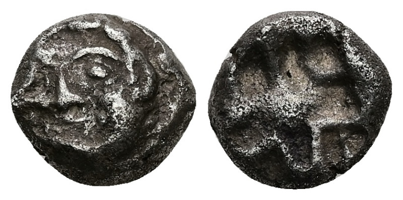 Mysia, Parion. AR Drachm, 3.05 g 12.12 mm. 5th century BC.