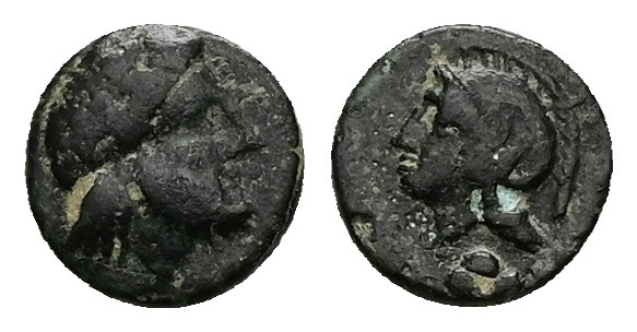 Mysia, Pergamon, Ae, 0.70 g 8.38 mm. Circa 310-282 BC.