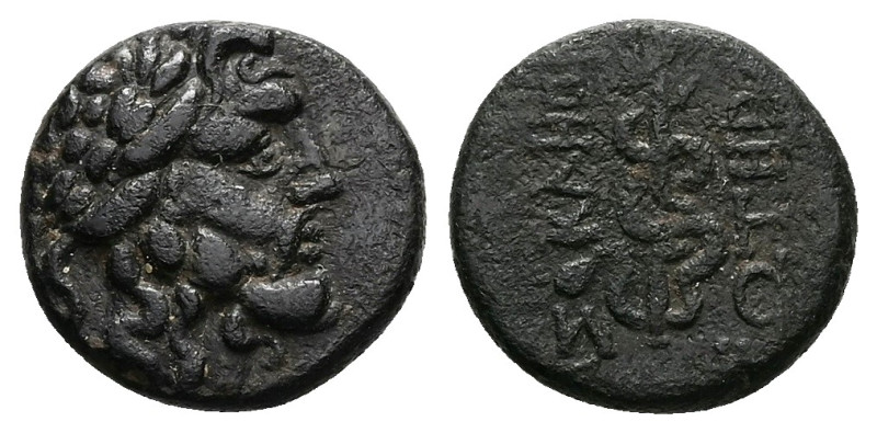 Mysia, Pergamon. Ae, 3.33 g 15.00 mm. Circa 133-27 BC.