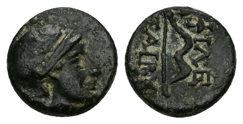 Kings of Pergamon, Philetairos, Ae, 1.86 g 12.24 mm. 282-263 BC.