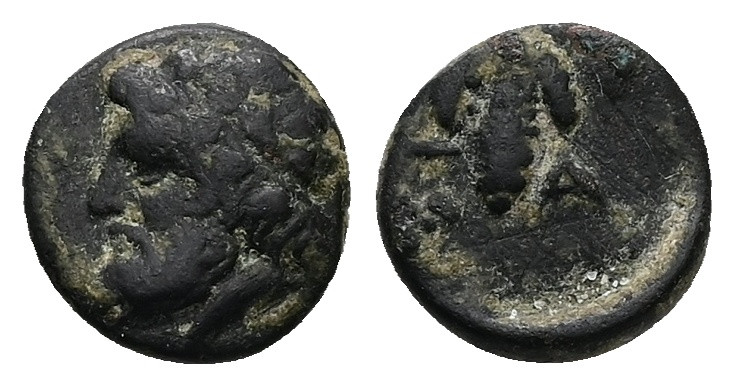 Aeolis, Temnos. Ae,1.50 g 10.69 mm. 4th century BC.