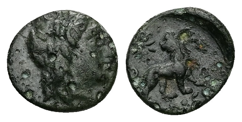 Ionia, Miletos. Ae, 1.04 g 11.35 mm. Circa 260-220 BC.