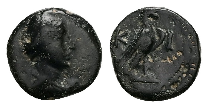 Phrygia, Kibyra. Ae, 1.12 g 10.02 mm. 2nd-1st centuries BC