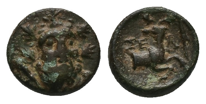 Pisidia. Selge. Ae, 2.65 g 12.65 mm. 2-1 Century BC.