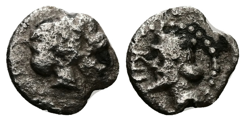 Cilicia, Uncertain. AR Tetartemorion0.26 g 7.06 mm. 4th century BC.