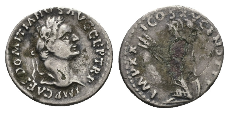 Domitian, 81-96 AD. AR, Denarius. 2.88 g. 18.95 mm.