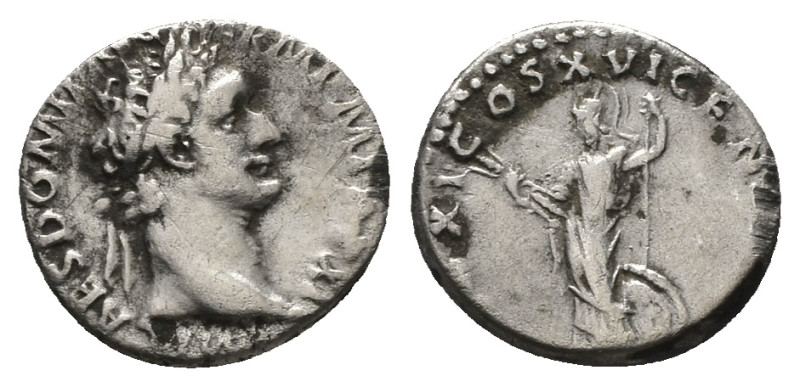 Domitian, 81-96 AD. AR, Denarius. 3.41 g. 17.31 mm. Rome.