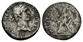 Trajan, AD 98-117. AR, Denarius. 2.69 g. 17.46 mm. Rome.