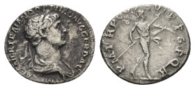 Trajan, AD 98-117. AR, Denarius. 2.97 g. 18.67 mm. Rome.
