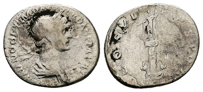 Trajan, AD 98-117. AR, Denarius. 2.98 g. 20.36 mm. Rome.