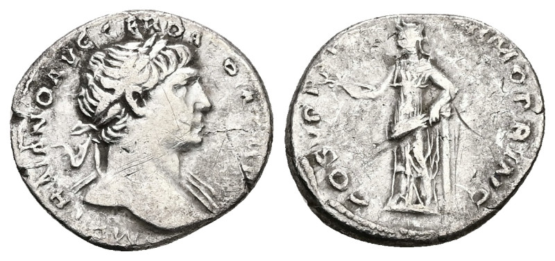 Trajan, AD 98-117. AR, Denarius. 2.81 g. 18.95 mm. Rome.