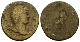 Hadrian, AD 117-138. AE, As. 12.16 g. 26.94 mm. Rome.