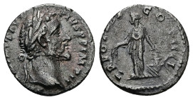 Antoninus Pius, AD 138-161. AR, Denarius. 2.77 g. 17.17 mm. Rome.