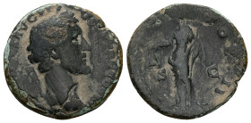 Antoninus Pius, AD 138-161. AE. 6.75 g. 26.13 mm. Rome.
