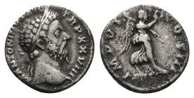 Marcus Aurelius, 161-180 AD. AR, Denarius. 3.20 g. 16.97 mm. Rome.