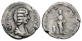 Julia Domna, AD 193-217. AR, Denarius. 2.43 g. 18.34 mm. Rome.