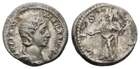 Julia Mamaea, AD 222-235. AR, Denarius. 3.94 g. 19.07 mm. Rome.