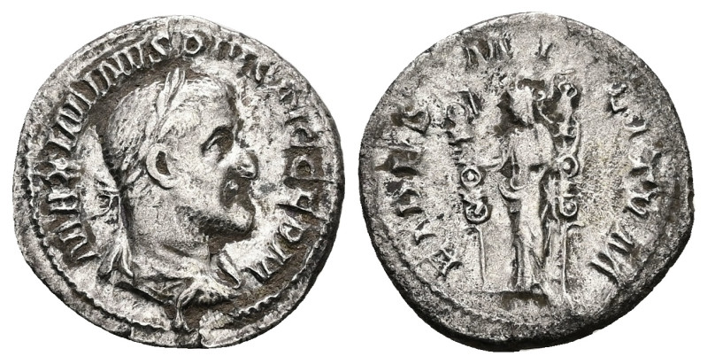 Maximinus I, AD 235-238. AR, Denarius. 3.00 g. 19.85 mm.