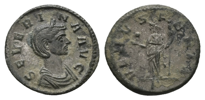 Severina Augusta, 270-275 AD. Denarius. 2.35 g. 18.51 mm. Rome.