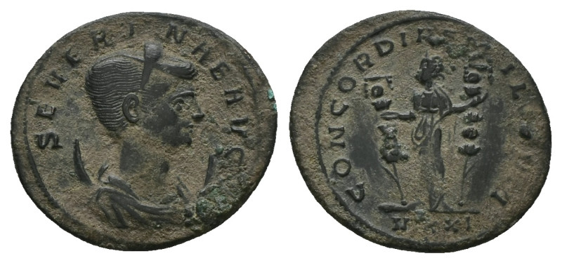 Severina, AD 270-275. AE, Antoninianus. 3.27 g. 23.55 mm. Rome.