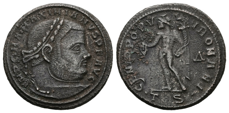 Maximianus, 286-305 AD. AE, Follis. 10.54 g. 27.60 mm. Thessalonica.