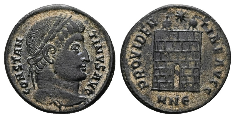 Constantine I 'The Great', AD 307-337. AE, Follis. 2.70 g. 19.49 mm. Nicomedia.