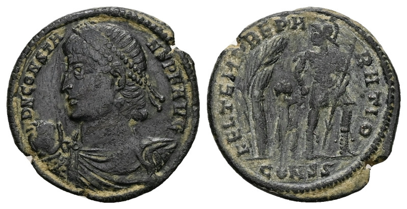 Constantius II, AD 337-361. AE, Follis. 3.60 g. 22.40 mm. Alexandria.