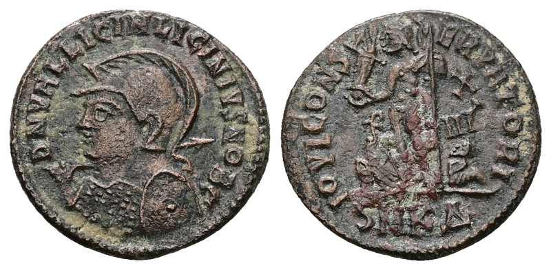 Licinius II as Caesar, AD 317-324. AE, Follis. 2.73 g. 19.63 mm. Kyzikos.