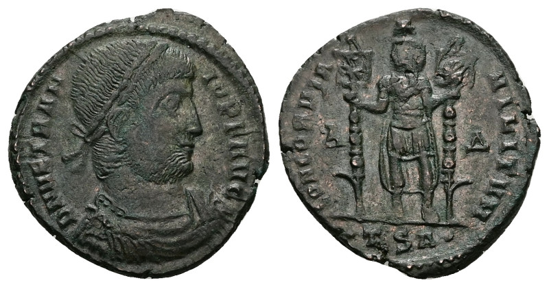 Vetranio, 350. Maiorina. 5.61 g. 24.05 mm. Thessalonica.