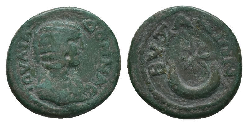 Thrace, Byzantium. Julia Domna, AD 193-217. AE. 4.33 g. 18.68 mm.